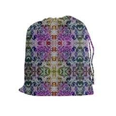 Background Image Pattern Drawstring Pouch (xl) by Pakrebo