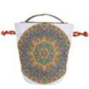 Colorful Pattern Color Drawstring Bucket Bag View2