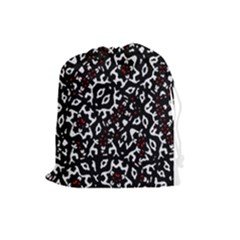 Bold Boho Ethnic Print Drawstring Pouch (large) by dflcprintsclothing