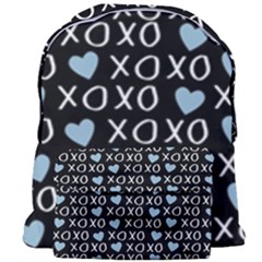 Xo Valentines Day Pattern Giant Full Print Backpack by Valentinaart