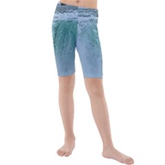 Niagara Falls Kids  Mid Length Swim Shorts by Riverwoman