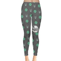 Slytherin Pattern Leggings by TransfiguringAdoptionStore