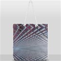 Metal Sci Fi Fantasy Background Full Print Rope Handle Tote (Large) View1