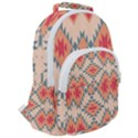 Tribal signs 2       Rounded Multi Pocket Backpack View2