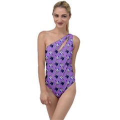 Kawaii Grape Rootbeer To One Side Swimsuit by snowwhitegirl