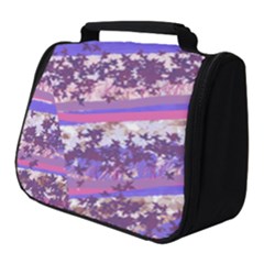 Abstract Pastel Pink Blue Full Print Travel Pouch (small) by snowwhitegirl