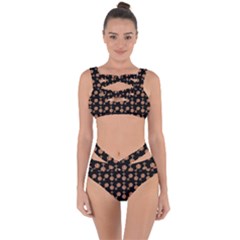 Victorian Crosses Black Bandaged Up Bikini Set  by snowwhitegirl