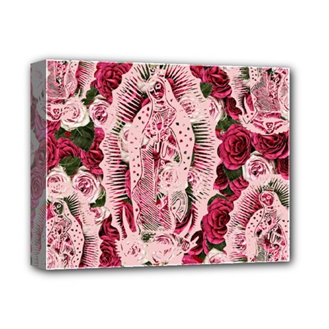 Guadalupe Roses Deluxe Canvas 14  X 11  (stretched) by snowwhitegirl