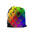 Ball Sphere Digital Art Fractals Drawstring Pouch (Large) View2