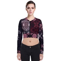 Bella Typo - Long Sleeve Zip Up Bomber Jacket by darkaura