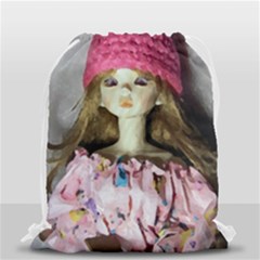 Cute In Pink Drawstring Bag (small) by snowwhitegirl