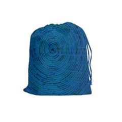 Big Data Information Data Drawstring Pouch (large) by Pakrebo