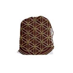 Flower Of Life Drawstring Pouch (medium) by Sudhe