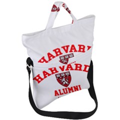 Harvard Alumni Just Kidding Fold Over Handle Tote Bag by Sudhe