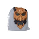 Mask India South Culture Drawstring Pouch (Large) View2