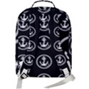 Anchor Pattern Double Compartment Backpack View3