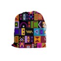 Abstract A Colorful Modern Illustration Drawstring Pouch (Large) View1