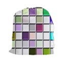 Color Tiles Abstract Mosaic Background Drawstring Pouch (XXL) View1