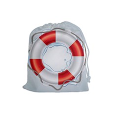 Spare Tire Icon Vector Drawstring Pouch (large) by Sudhe