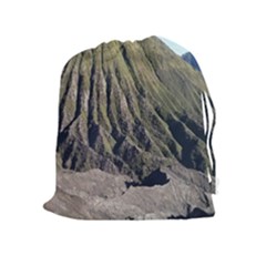 Mount Batok Bromo Indonesia Drawstring Pouch (xl) by Sudhe