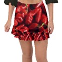 Red Chili Fishtail Mini Chiffon Skirt View1
