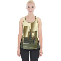 Architecture City House Piece Up Tank Top by Sudhe