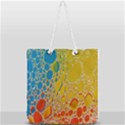 Bubbles Abstract Lights Yellow Full Print Rope Handle Tote (Large) View1