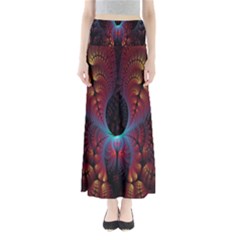 Abstract Abstracts Geometric Full Length Maxi Skirt by Sudhe