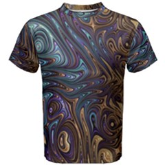 Fractal Art Artwork Globular Men s Cotton Tee by Sudhe