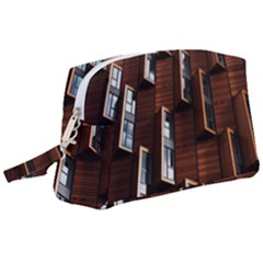 Abstract Architecture Building Business Wristlet Pouch Bag (large) by Sudhe