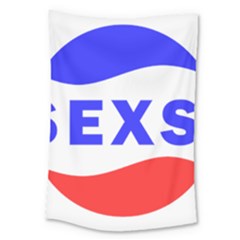 Sexsi Sexy Logo Large Tapestry by Sudhe