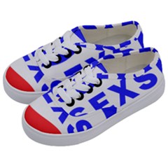 Sexsi Sexy Logo Kids  Classic Low Top Sneakers by Sudhe
