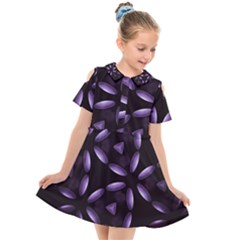 Digital Art Art Artwork Abstract Kids  Short Sleeve Shirt Dress by Pakrebo