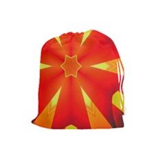 Digital Art Art Artwork Abstract Drawstring Pouch (large) by Pakrebo