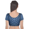 Digital Art Art Artwork Abstract Velvet Short Sleeve Crop Top  View2