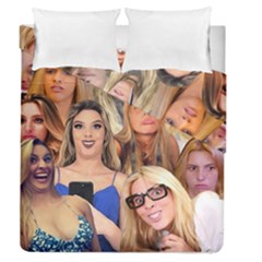 Lele Pons - Funny Faces Duvet Cover Double Side (queen Size) by Valentinaart