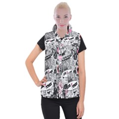 Feminism Collage  Women s Button Up Vest by Valentinaart