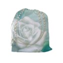 Wonderful Roses In Soft Colors Drawstring Pouch (XL) View2