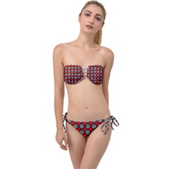Darts Dart Board Board Target Game Twist Bandeau Bikini Set by Pakrebo
