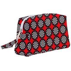 Darts Dart Board Board Target Game Wristlet Pouch Bag (large) by Pakrebo