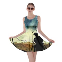 Dwell A Hermit Anywhere Skater Dress by WensdaiAmbrose