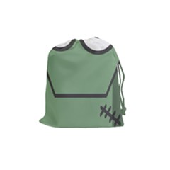 Cartoon Cute Frankenstein Halloween Drawstring Pouch (medium) by Sudhe