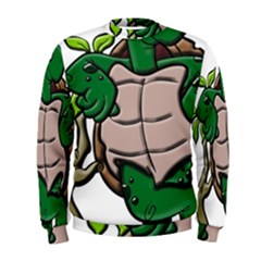 Amphibian Animal Cartoon Reptile Men s Sweatshirt by Sudhe