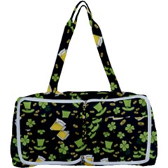 St Patricks Day Pattern Multi Function Bag by Valentinaart