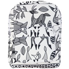 African Senufo Korhogo Tribal Ethnic Art  Full Print Backpack by BluedarkArt