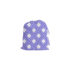Textile Cross Seamless Pattern Drawstring Pouch (xs) by Pakrebo