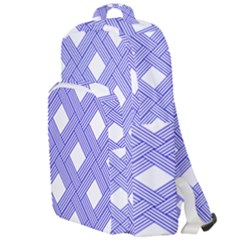 Textile Cross Seamless Pattern Double Compartment Backpack by Pakrebo