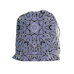Tile Design Art Mosaic Pattern Drawstring Pouch (xl) by Pakrebo