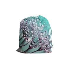 Dandelion Seeds Flower Nature Drawstring Pouch (medium) by Pakrebo