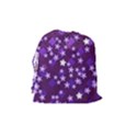 Textile Cross Pattern Square Drawstring Pouch (Medium) View2